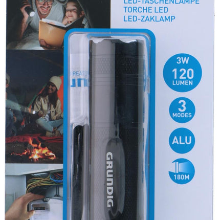 GRUNDIG Zaklamp LED 3W 120 Lumen