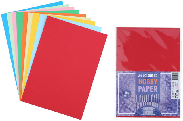 Hobby papier A4 – gekleurd
