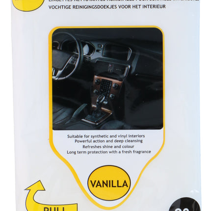 Auto interieur reinigingsdoekjes – 20 stuks