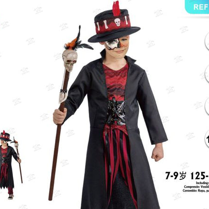 Kinder voodoo-kostuum halloween 1set