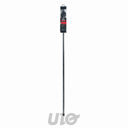 Uitschuifbare gordijnroede 19 mm 120–210 cm Tropi zwart/zilver