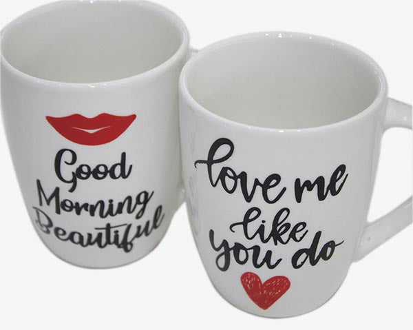 Koffiemok – Ø8,6 cm x 10,5 cm hoog – Fijn keramiek