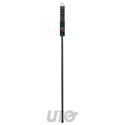 Uitschuifbare gordijnroede 19 mm 120–210 cm Sablis zwart