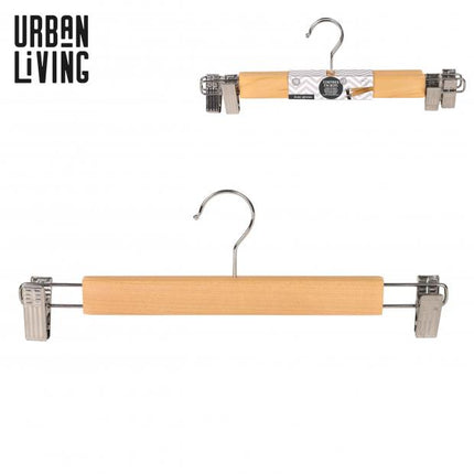 Houten kledinghangers - 2 stuks
