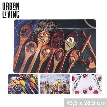 Design placemats Epices - 4 decors