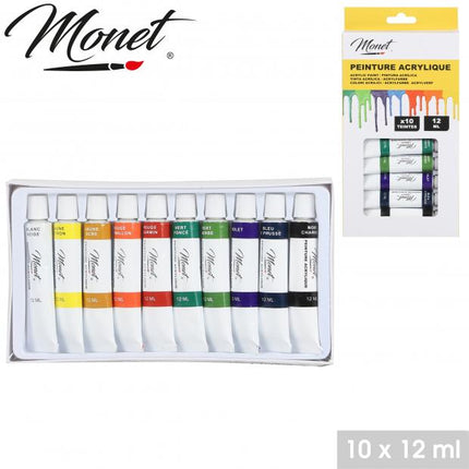 Artiste acrylverf - 10 tubes