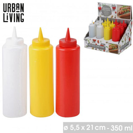Sausfles 350 ml assorti