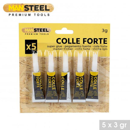 Brico sterke lijm set 5 stuks