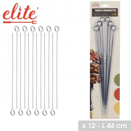 Metalen brochetteprikkers Elite