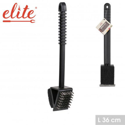 Barbecue borstel 3-in-1 met handvat