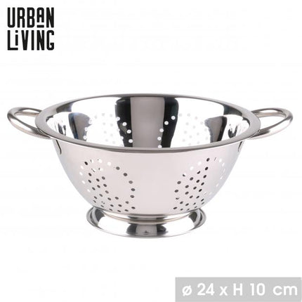 Silver Line vergiet inox Ø 24 cm met handgrepen