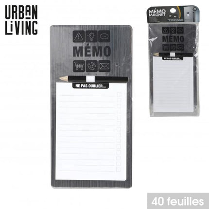 Papeterie magnetisch memoblok 40 vellen