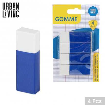 Papeterie gommen - 4 stuks