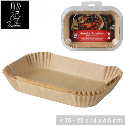 Wegwerp bakpapier 25 stuks – 22 cm