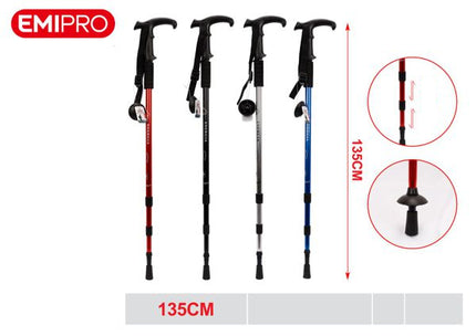 Trekkingstok aluminium 135 cm