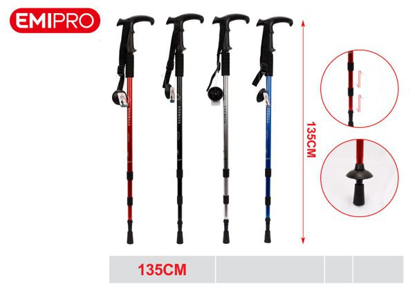 Trekkingstok aluminium 135 cm