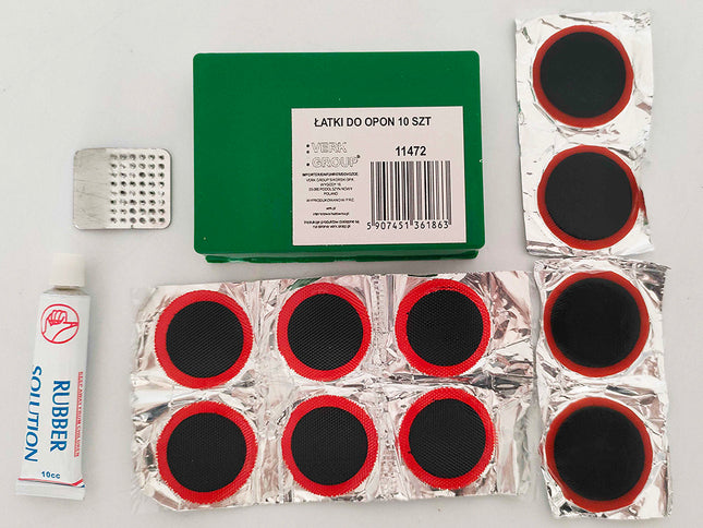 Fietsband reparatieset met lijm – Set van 10 stuks