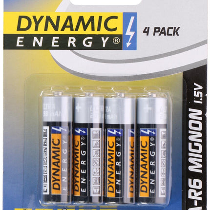 Zinkbatterij AA/R6 – 258 mAh – 4 stuks