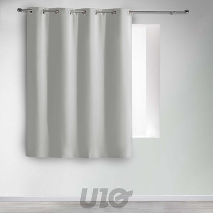 Verduisterend gordijn met ringen 135 x 180 cm parel