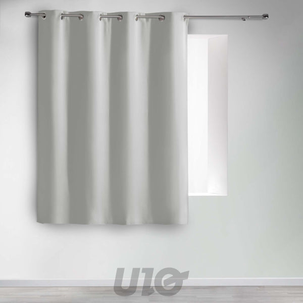 Verduisterend gordijn met ringen 135 x 180 cm parel