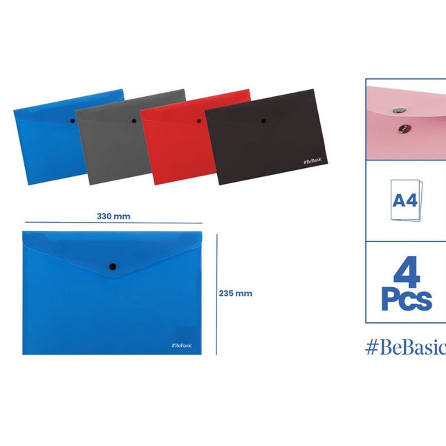 BEBASIC A4 Envelop met Sluiting