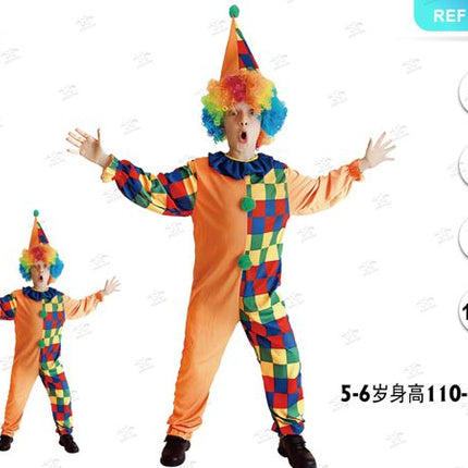 Kinder clownskostuum (5-6 anni)