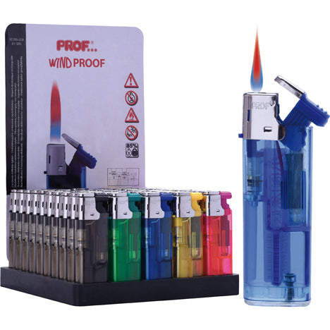 aanstekers elektrisch TURBO Slidecap met Flammenst