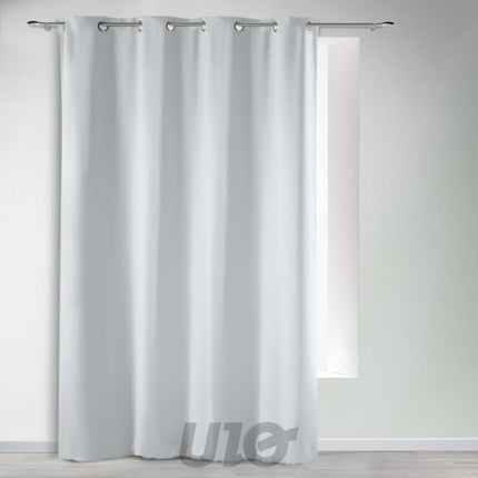 Verduisterend gordijn met ringen 135 x 240 cm – sneeuwwit