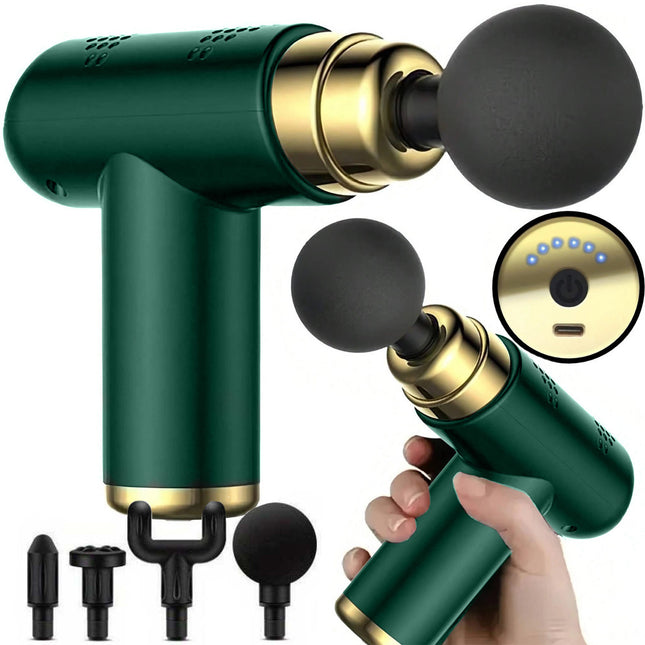 Mini massagepistool – krachtig spiermassage-apparaat