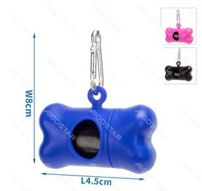 Dispenser voor hygiënische zakjes met rol 8 x 4,5 x 3,8 cm