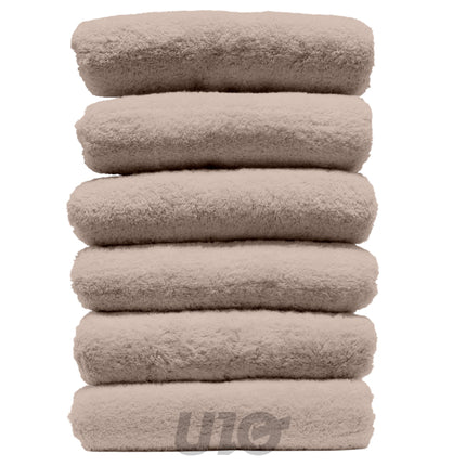 Badlaken 90 x 150 cm katoen badstof taupe