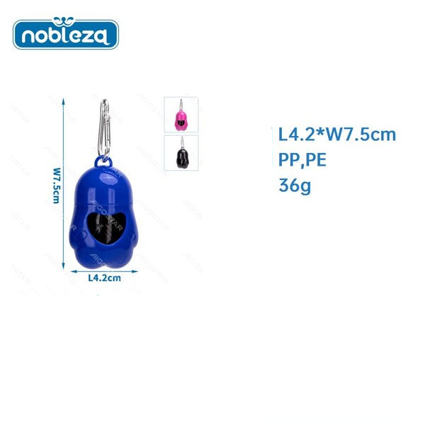 Dispenser voor sanitaire zakjes met rol 4,2 x 7,5 cm