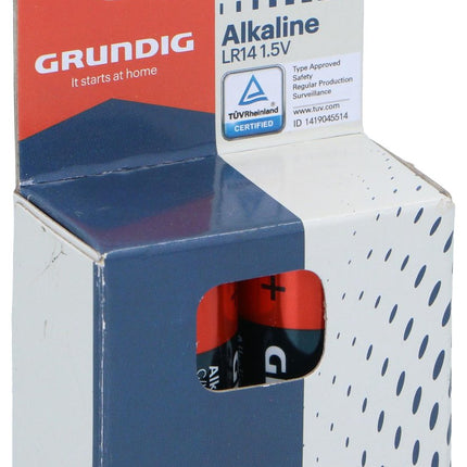 Alkaline C Batterijen 2 Stuks