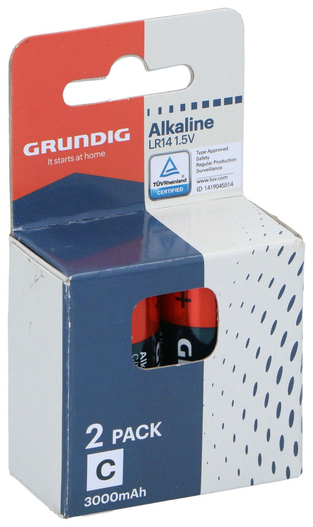 Alkaline C Batterijen 2 Stuks