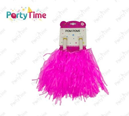 Roze pompom feestdecoratie