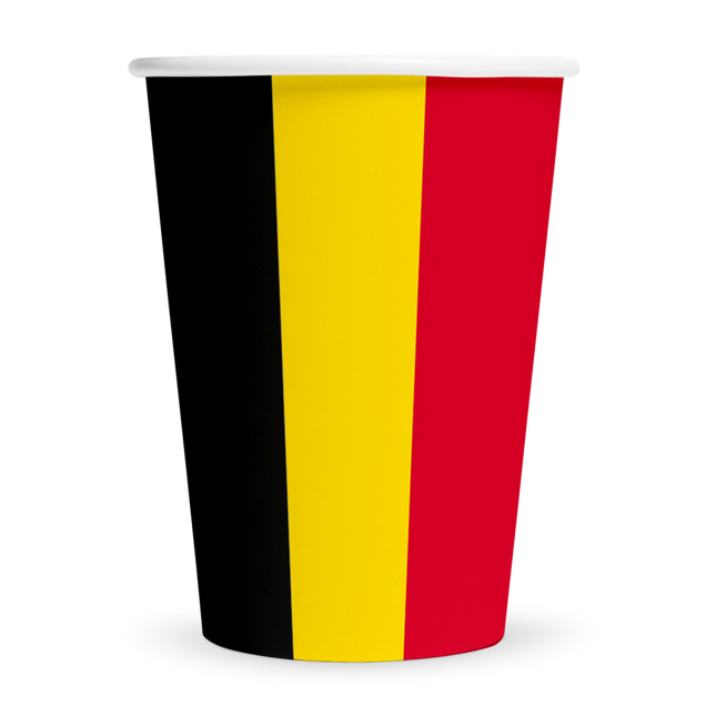 8 papieren bekers België FSC 210 ml