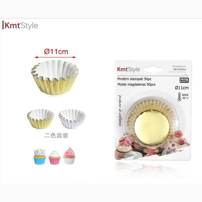 Witte Muffin Cups 11Cm 50 Stuks