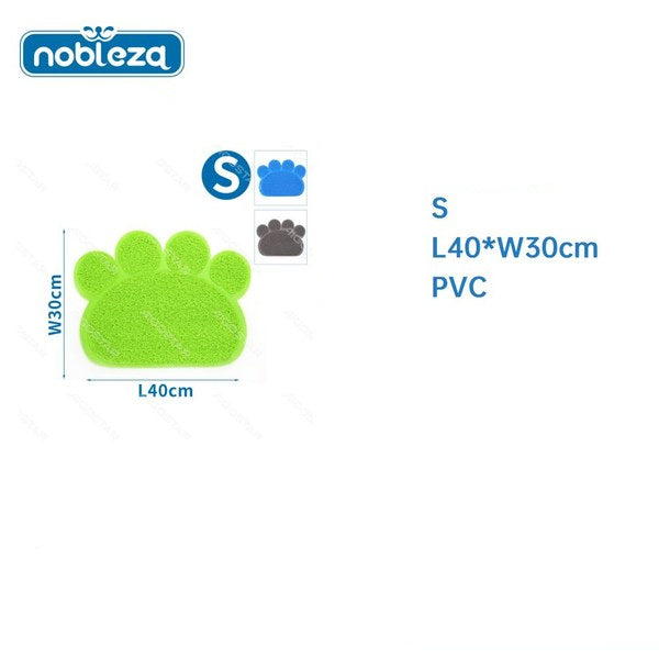 Pootvormige huisdierenmat blauw/grijs/groen assorti
