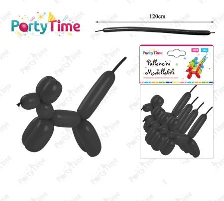 Set van 50 zwarte modelleerballonnen 1,8 g