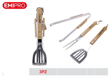 Set van 3 barbecuegereedschappen