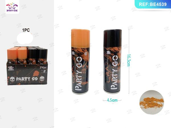 Vlamvertragende serpentinespray halloween assortito arancion