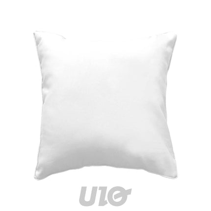 Sierkussen met bies 40 x 40 cm – wit