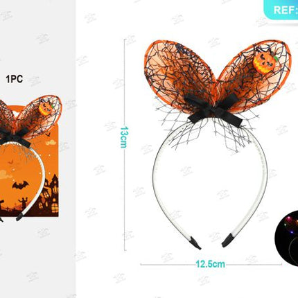 Haarclip pompoen en gatto halloween 1st.