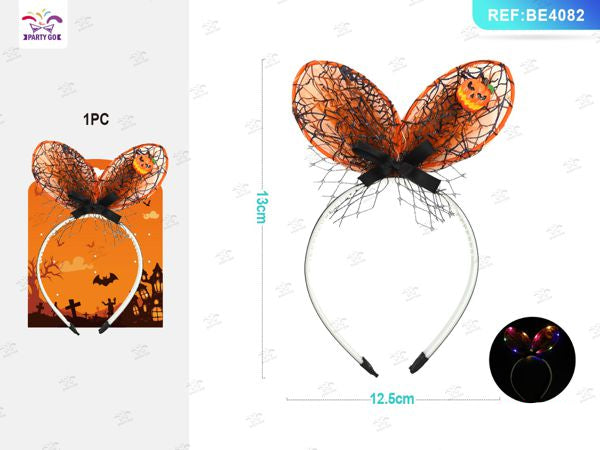 Haarclip pompoen en gatto halloween 1st.