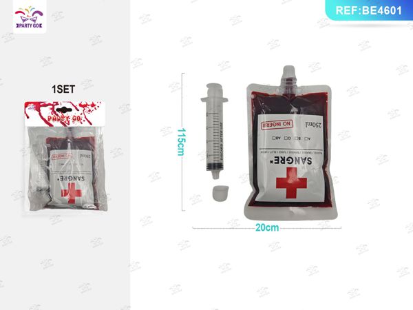 Set bloedzak 250ml spuit 1set