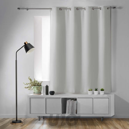 Verduisterend gordijn met ringen 135 x 180 cm parel