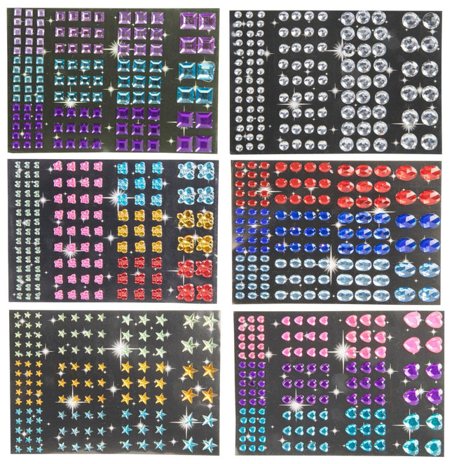 Diamanten stickers – 120 stuks (PL)