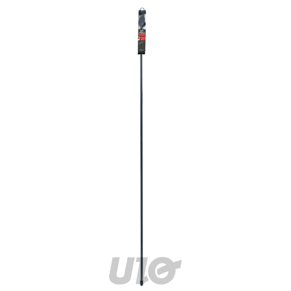Uitschuifbare gordijnroede 19 mm 210-380 cm zwart/zilver