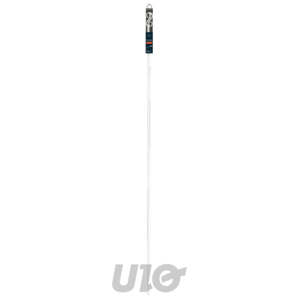 Uitschuifbare gordijnroede 19 mm 210-380 cm Arabesque wit