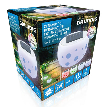 Solar Tuinlamp Keramische Pot
